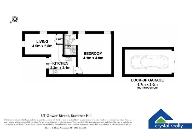 Floorplan of Homely apartment listing, 6/7 Gower Street, Summer Hill NSW 2130