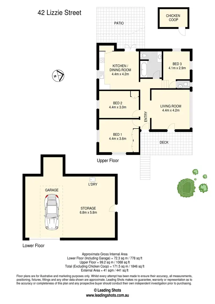 Floorplan of Homely house listing, 42 Lizzie Street, Bardon QLD 4065