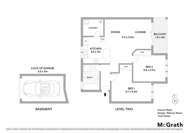 Floorplan of Homely apartment listing, 51/972 Old Princes Highway, Engadine NSW 2233