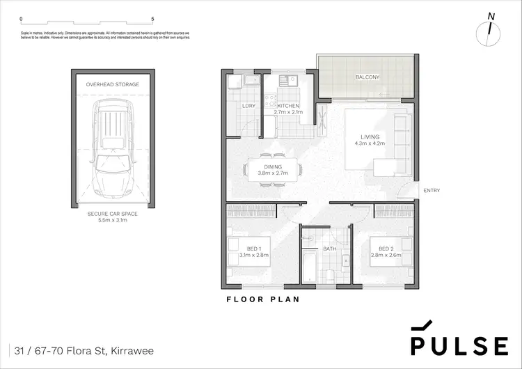 Floorplan of Homely apartment listing, 31/67-71 Flora Street, Kirrawee NSW 2232