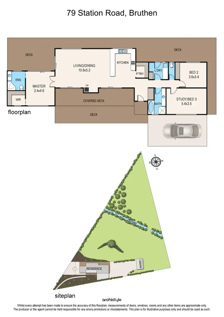 Floorplan of Homely house listing, 79 Station Road, Bruthen VIC 3885