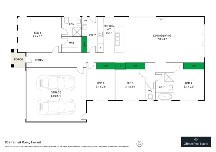 Floorplan of Homely house listing, 809 Tarneit Road, Tarneit VIC 3029