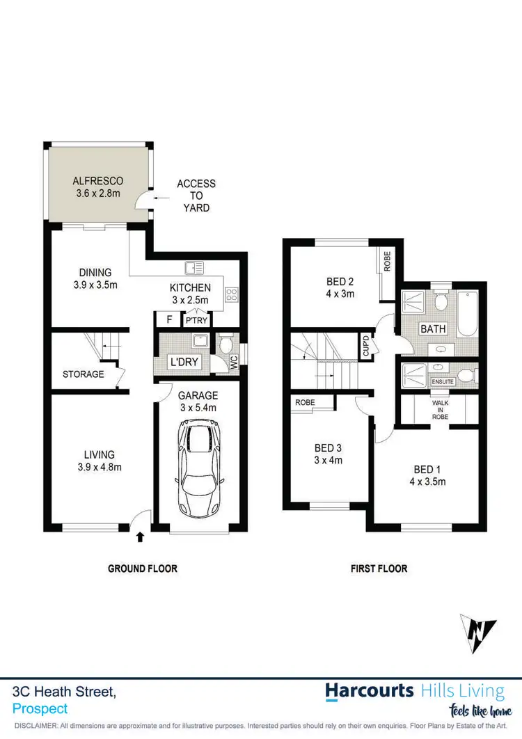 Floorplan of Homely house listing, 3C Heath Street, Prospect NSW 2148