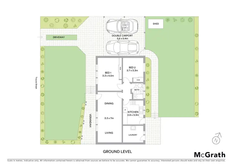 Floorplan of Homely unit listing, 1/20 Trouve Street, Lane Cove NSW 2066