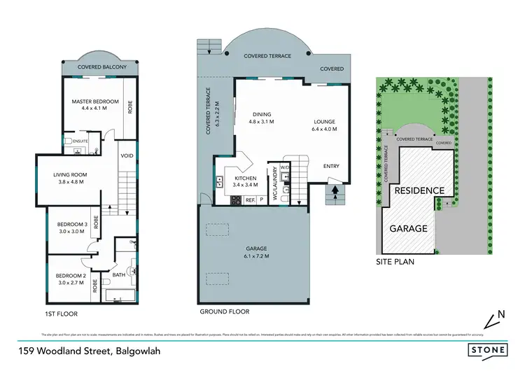 Floorplan of Homely townhouse listing, 159b Woodland Street, Balgowlah NSW 2093