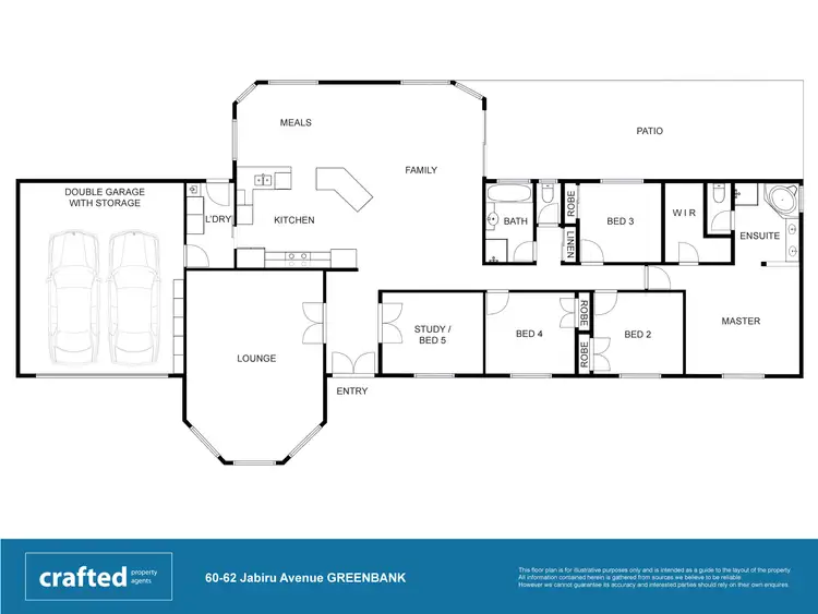 Floorplan of Homely house listing, 60-62 Jabiru Avenue, Greenbank QLD 4124