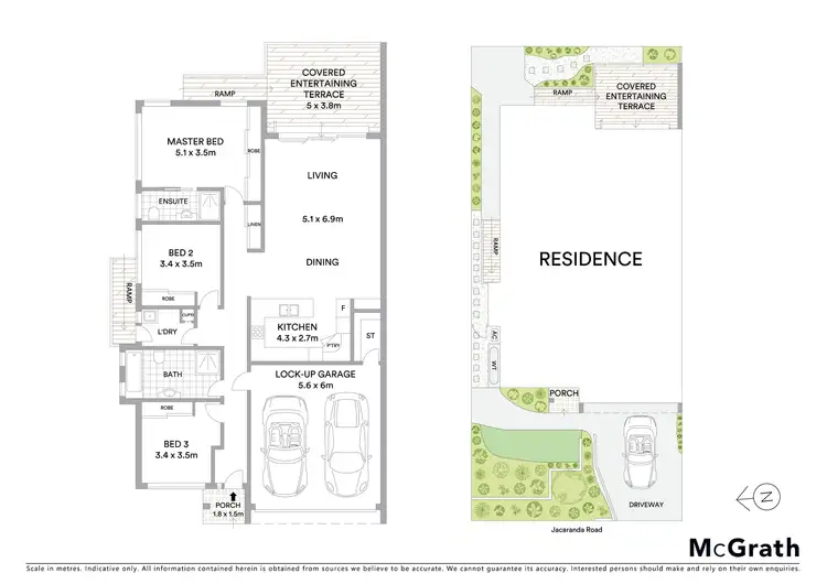 Floorplan of Homely villa listing, 1/56 Jacaranda Road, Caringbah South NSW 2229