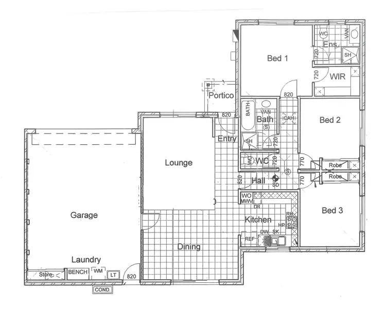 Floorplan of Homely townhouse listing, 43b Watson Avenue, California Gully VIC 3556