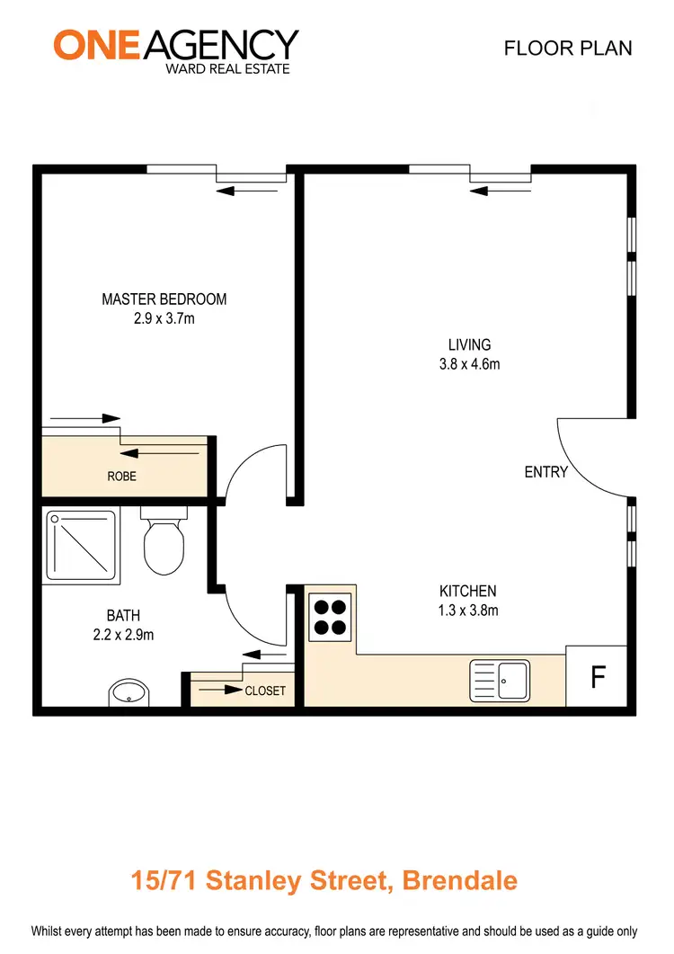 Floorplan of Homely unit listing, 15/71 Stanley Street, Brendale QLD 4500