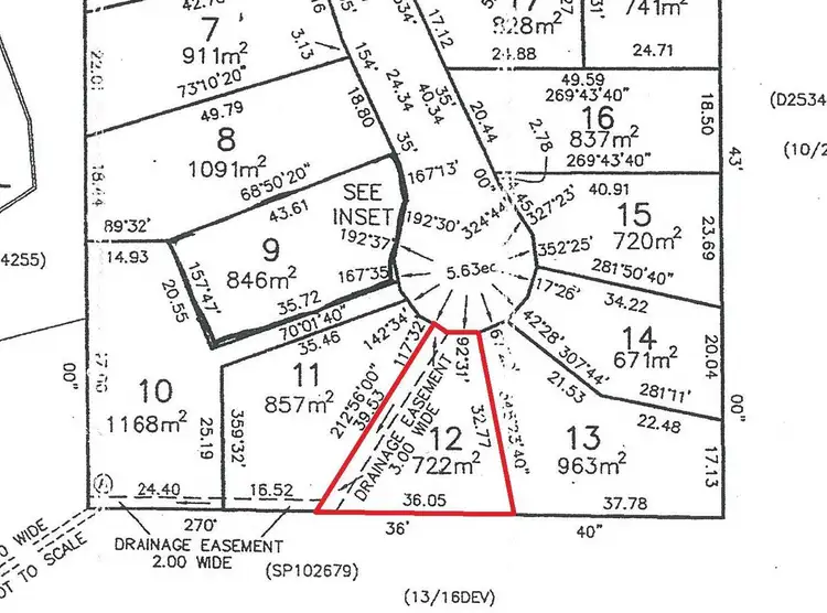 Floorplan of Homely land listing, 7 Tomarah Crescent, Devonport TAS 7310