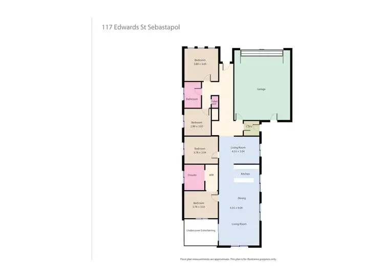 Floorplan of Homely house listing, 117 Edwards Street, Sebastopol VIC 3356
