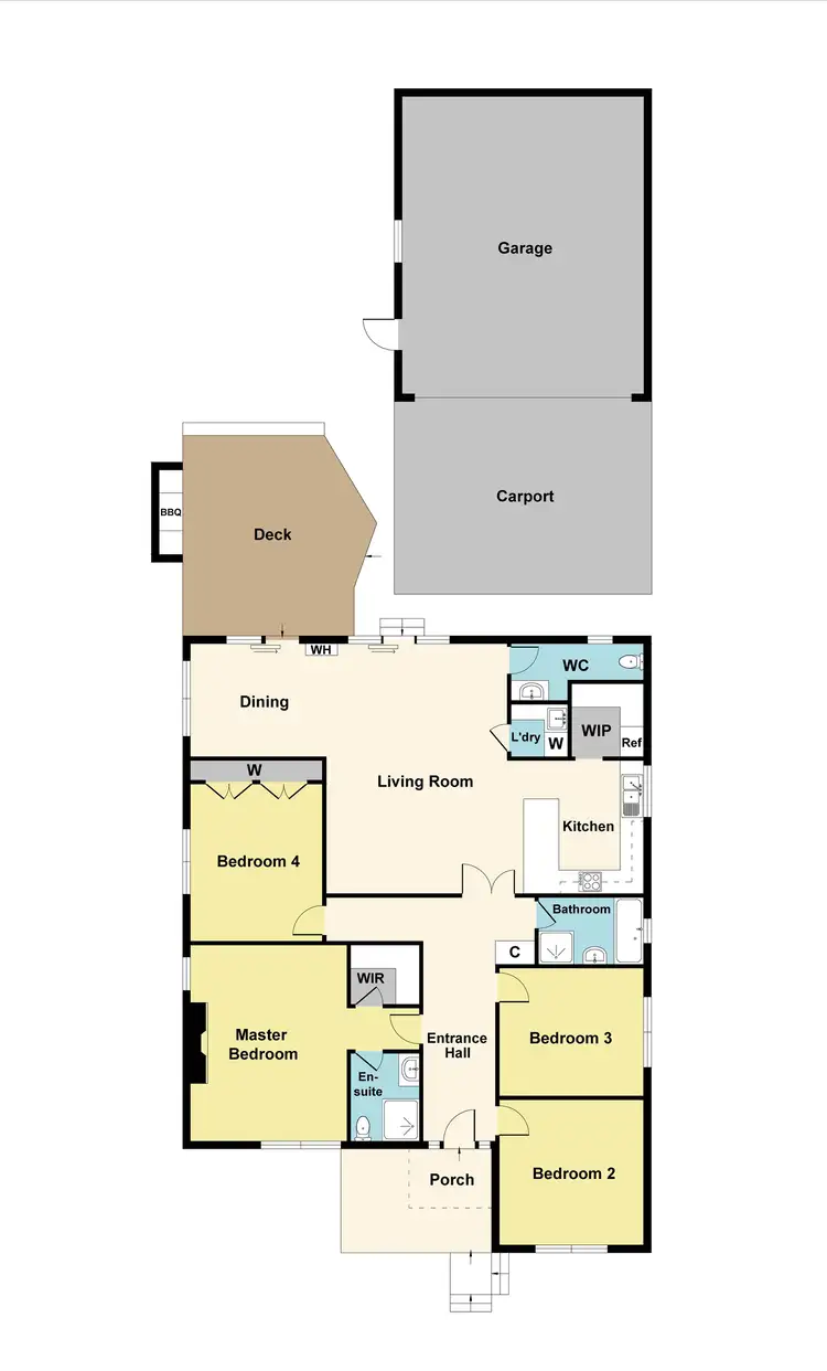 Floorplan of Homely house listing, 507 Creswick Road, Ballarat Central VIC 3350