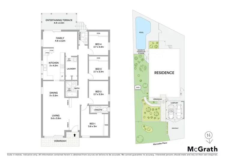 Floorplan of Homely house listing, 6 Mercedes Place, Kareela NSW 2232
