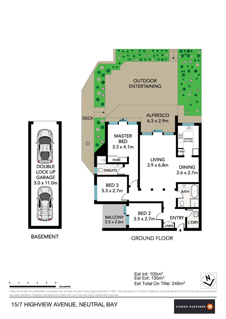 Floorplan of Homely apartment listing, 15/7 Highview Avenue, Neutral Bay NSW 2089
