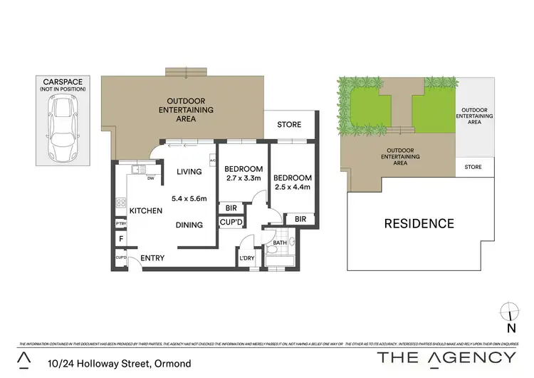 Floorplan of Homely unit listing, 10/24 Holloway Street, Ormond VIC 3204