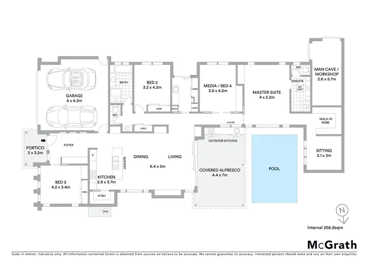 Floorplan of Homely house listing, 30 Whitehaven Way, Pelican Waters QLD 4551