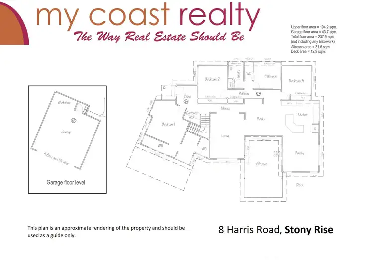 Floorplan of Homely house listing, 8 Harris Road, Stony Rise TAS 7310