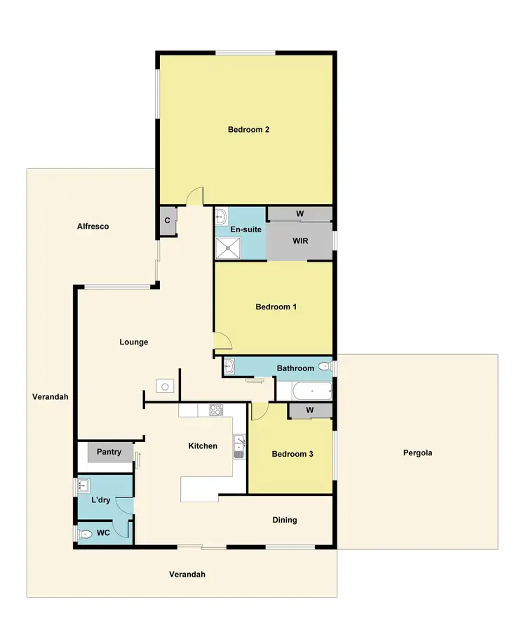 Floorplan of Homely house listing, 40 Wanlace Road, Majorca VIC 3465
