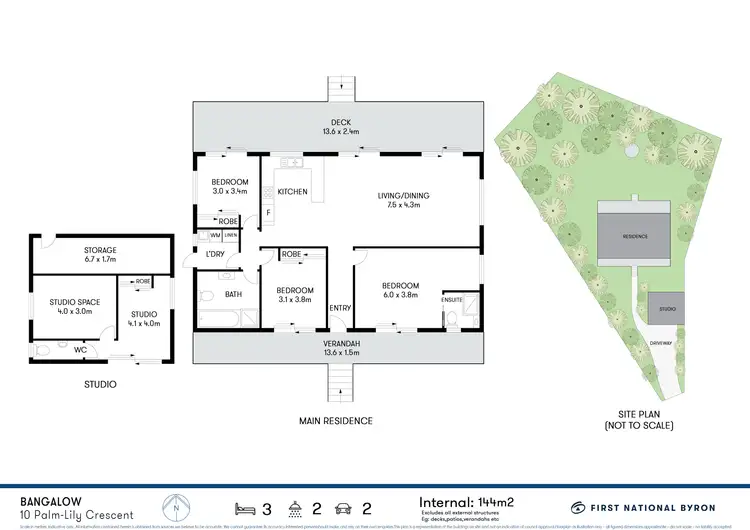 Floorplan of Homely house listing, 10 Palm-Lily Crescent, Bangalow NSW 2479