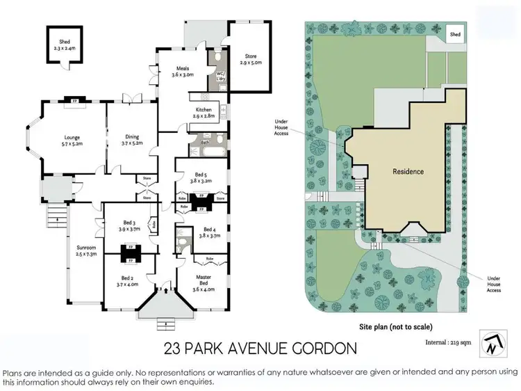 Floorplan of Homely house listing, 23 Park Avenue, Gordon NSW 2072