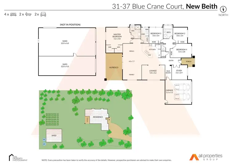 Floorplan of Homely house listing, 31-37 Blue Crane Court, New Beith QLD 4124
