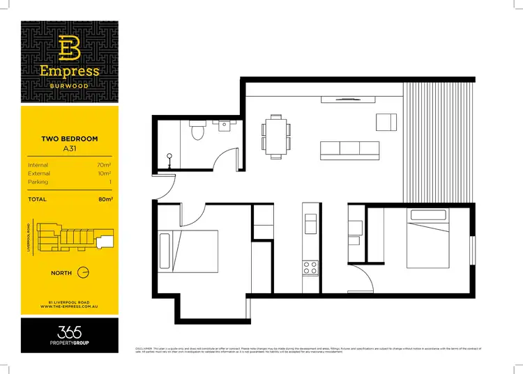 Floorplan of Homely apartment listing, 31/79-81 Liverpool Road, Burwood NSW 2134