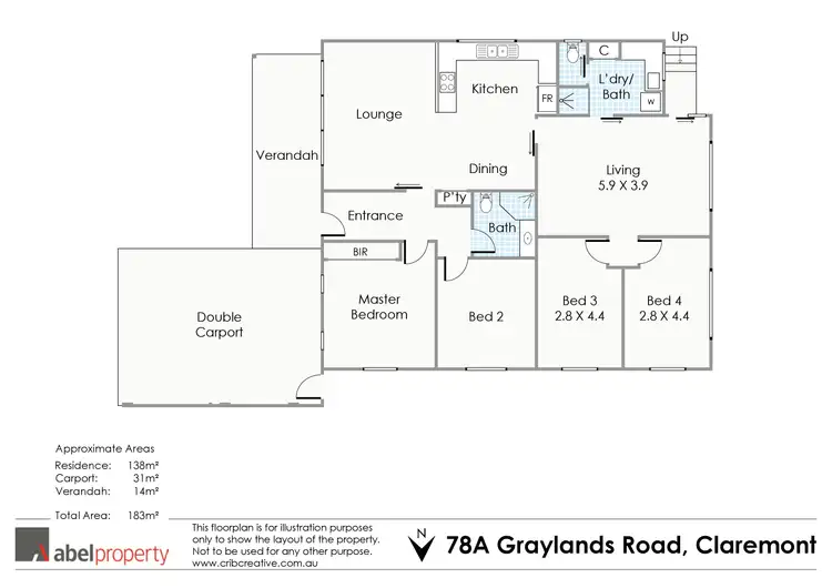 Floorplan of Homely house listing, 78A Graylands Road, Claremont WA 6010