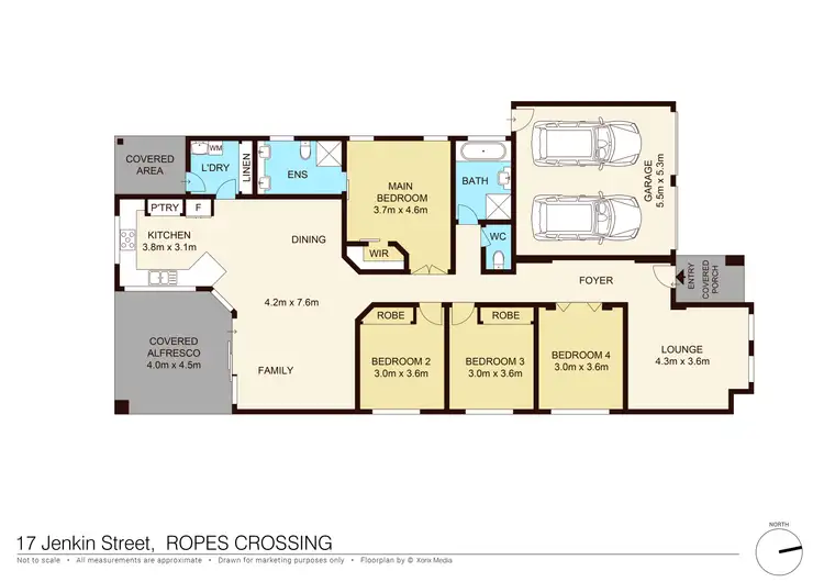 Floorplan of Homely house listing, 17 Jenkin Street, Ropes Crossing NSW 2760