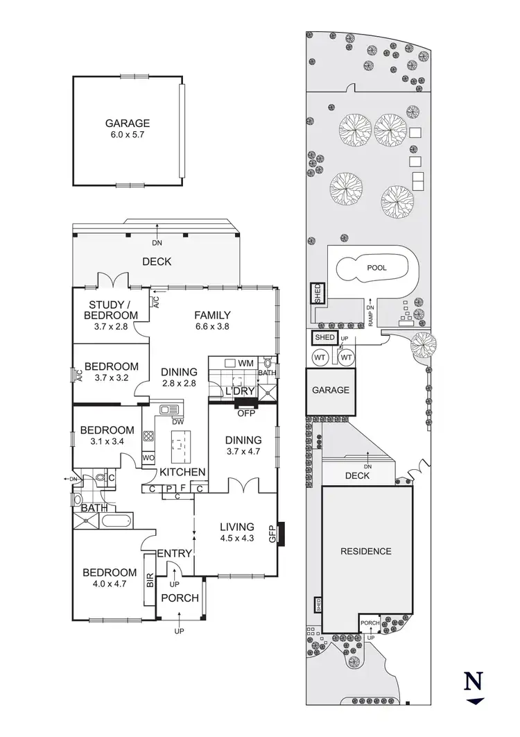 Floorplan of Homely house listing, 36 Great Valley Road, Glen Iris VIC 3146