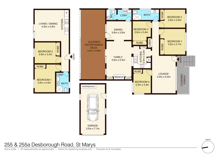 Floorplan of Homely house listing, 255 & 255A Desborough Road, St Marys NSW 2760