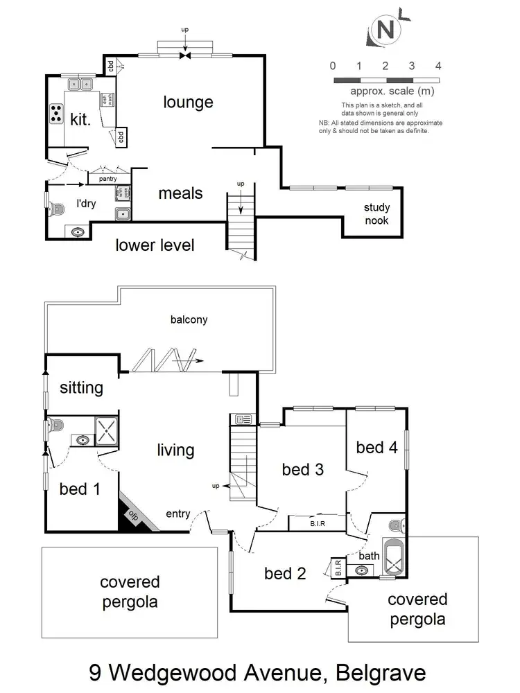 Floorplan of Homely house listing, 9 Wedgewood Avenue, Belgrave VIC 3160