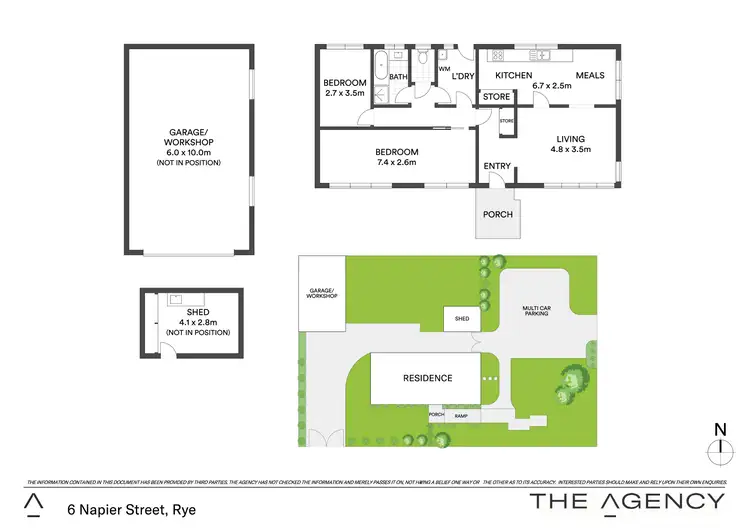 Floorplan of Homely house listing, 6 Napier Street, Rye VIC 3941