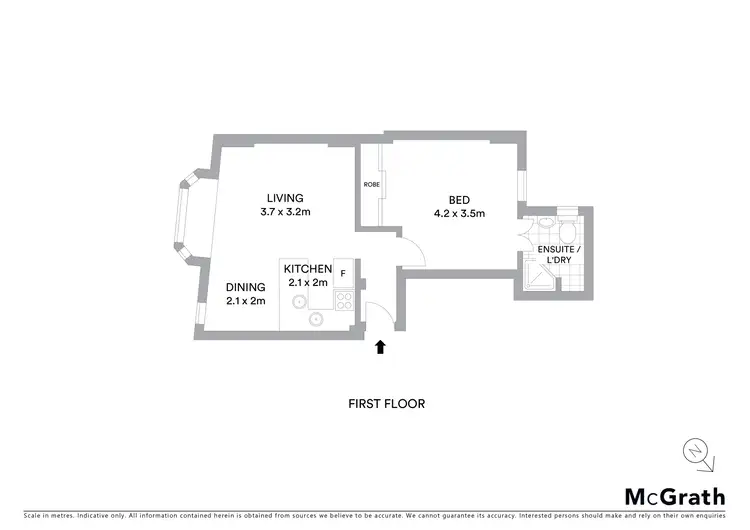 Floorplan of Homely apartment listing, 1/102-106 Campbell Parade, Bondi Beach NSW 2026