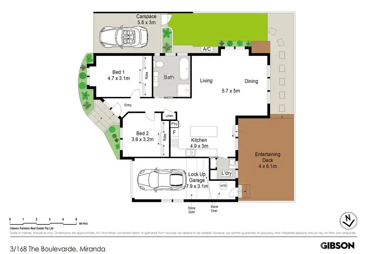 Floorplan of Homely villa listing, 3/168 The Boulevard, Miranda NSW 2228