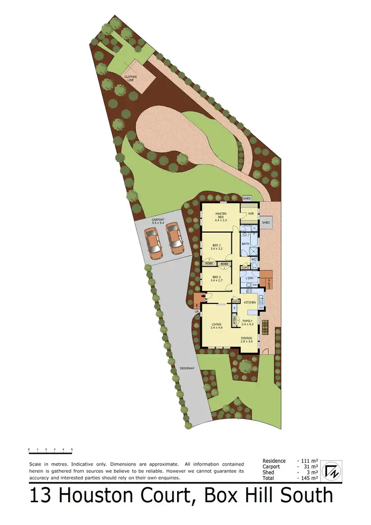 Floorplan of Homely house listing, 13 Houston Court, Box Hill South VIC 3128