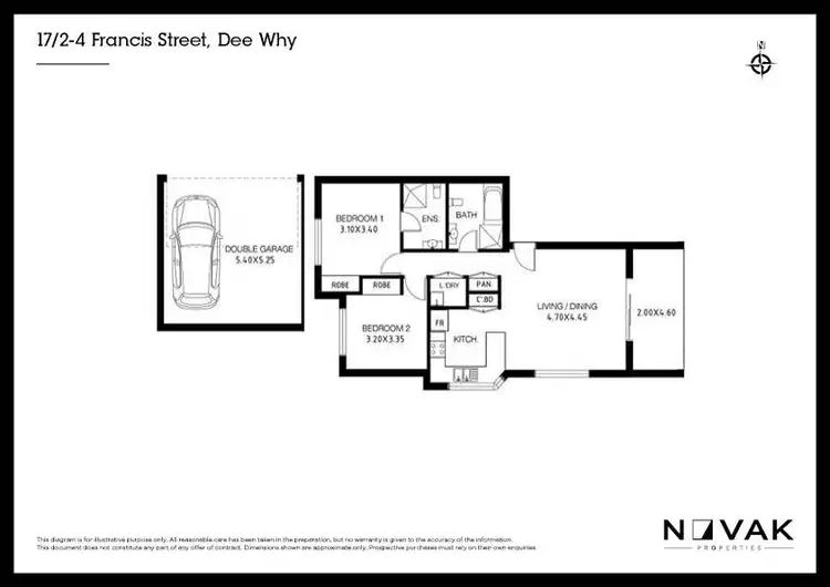 Floorplan of Homely apartment listing, 17/2-4 Francis Street, Dee Why NSW 2099