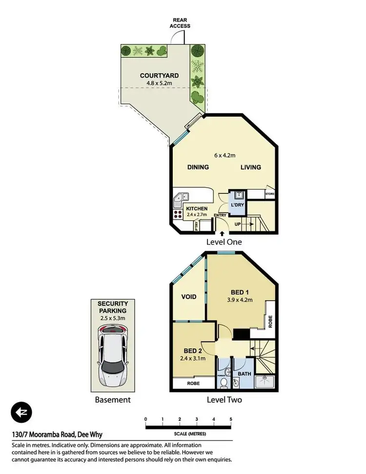 Floorplan of Homely apartment listing, 130/7 Mooramba Road, Dee Why NSW 2099