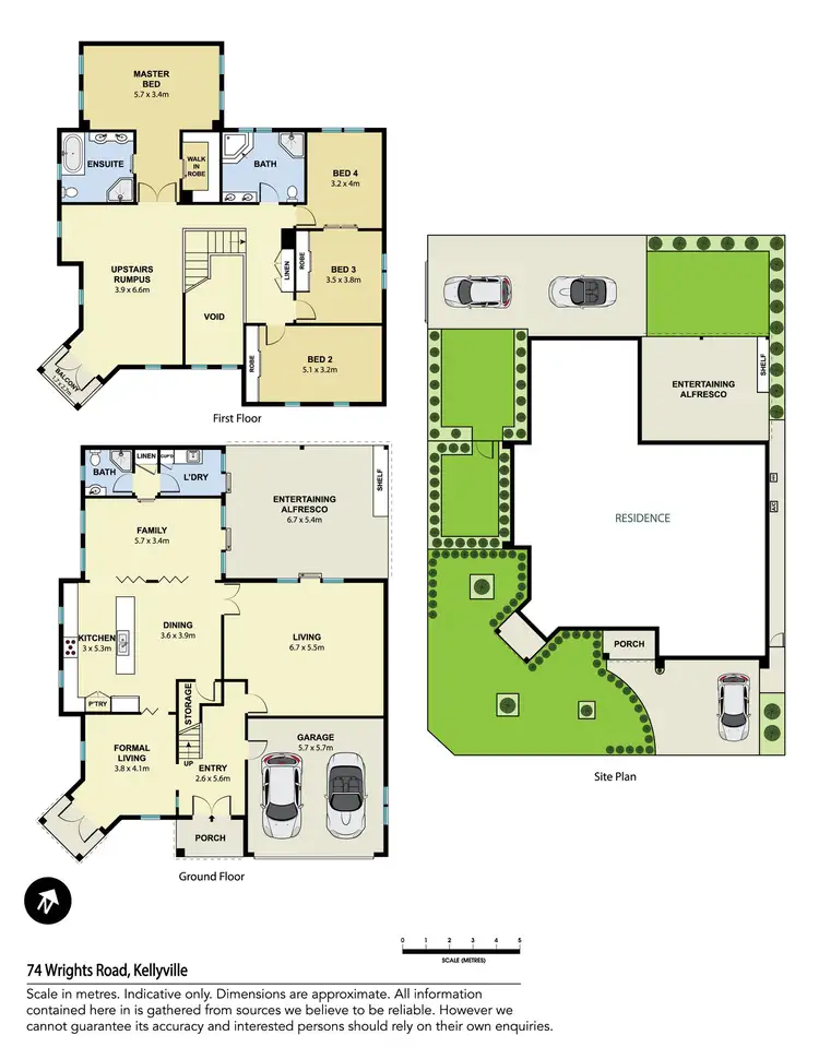 Floorplan of Homely house listing, 74 Wrights Road, Kellyville NSW 2155