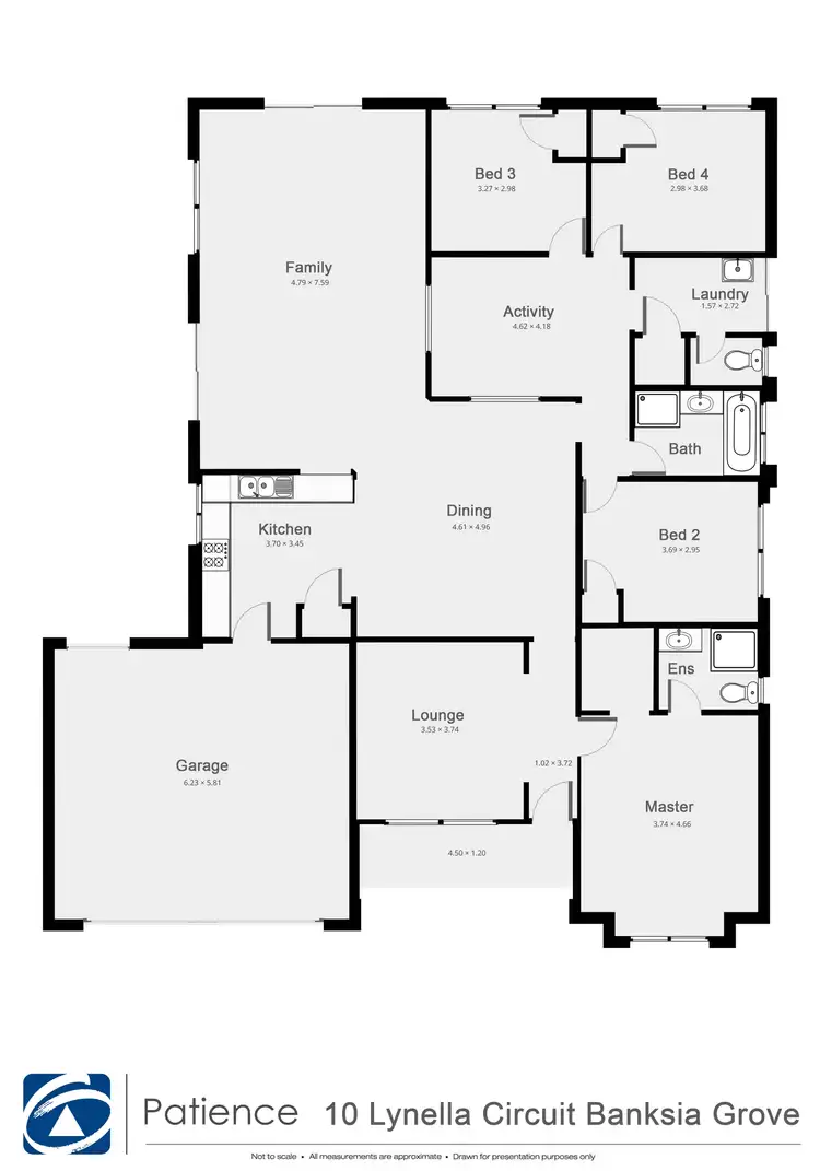 Floorplan of Homely house listing, 10 Lynella Circuit, Banksia Grove WA 6031