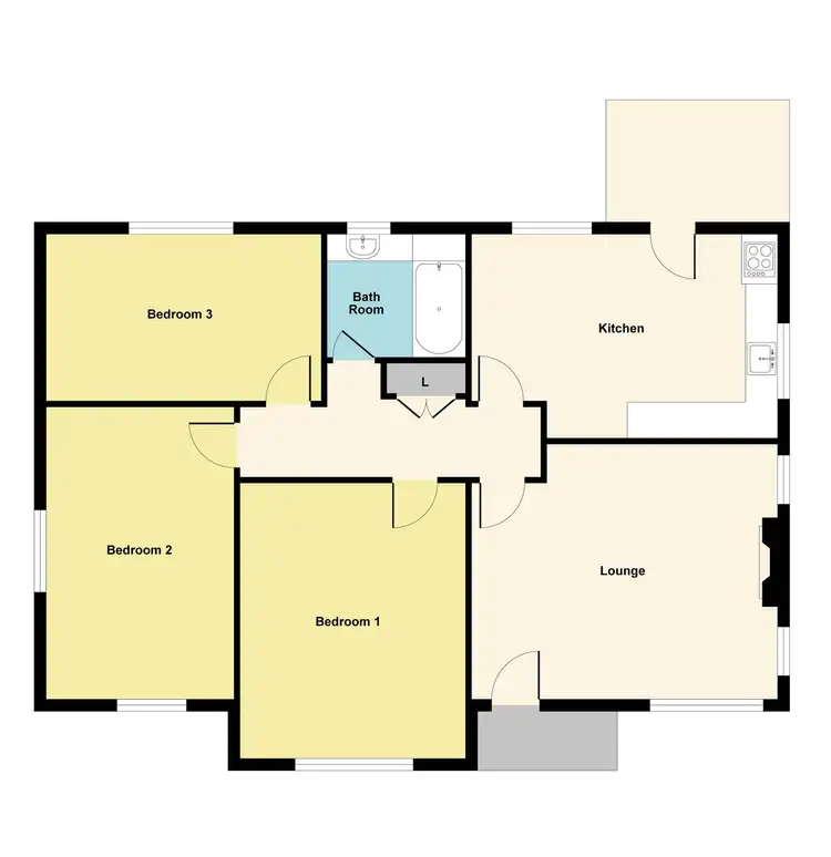 Floorplan of Homely house listing, 78 Gillies Street, Maryborough VIC 3465