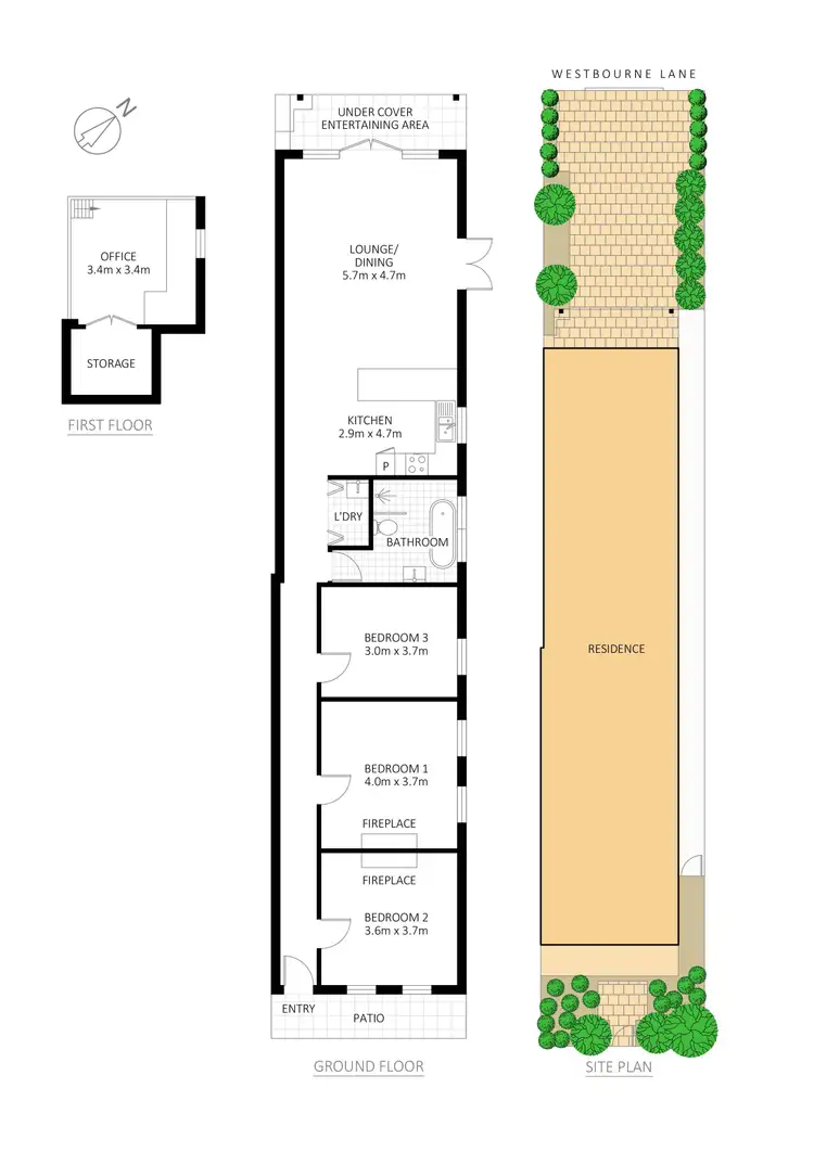 Floorplan of Homely house listing, 260 Albany Road, Petersham NSW 2049