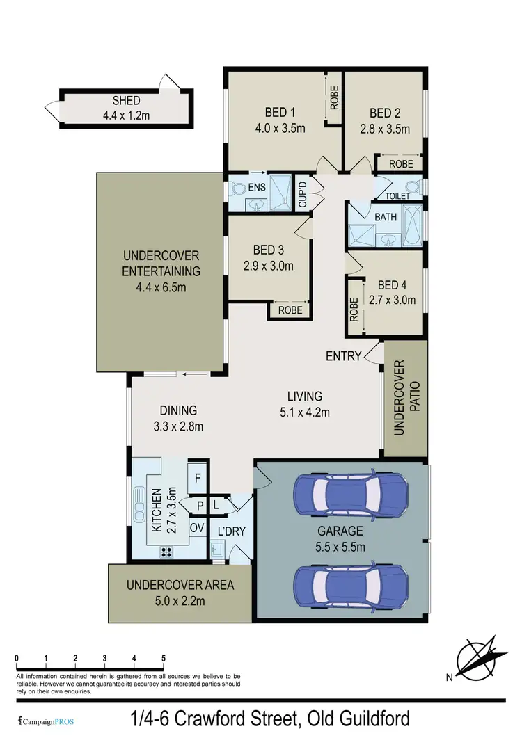 Floorplan of Homely house listing, 1/4-6 Crawford Street, Guildford NSW 2161