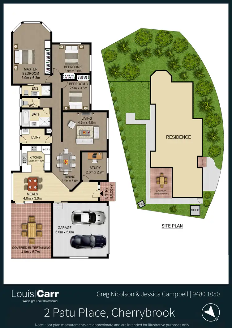 Floorplan of Homely house listing, 2 Patu Place, Cherrybrook NSW 2126