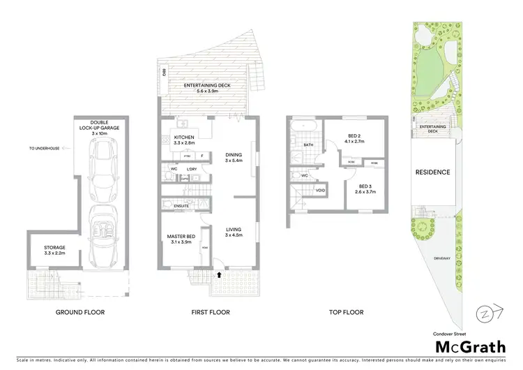 Floorplan of Homely house listing, 54 Condover Street, North Balgowlah NSW 2093