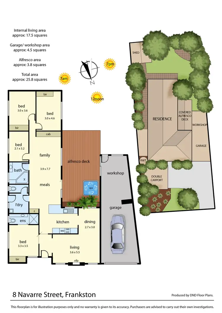 Floorplan of Homely house listing, 8 Navarre Street, Frankston VIC 3199