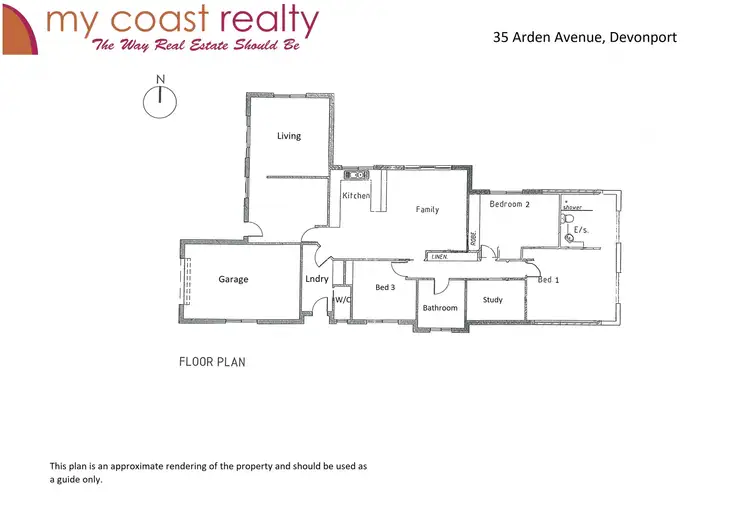 Floorplan of Homely house listing, 35 Arden Avenue, Devonport TAS 7310