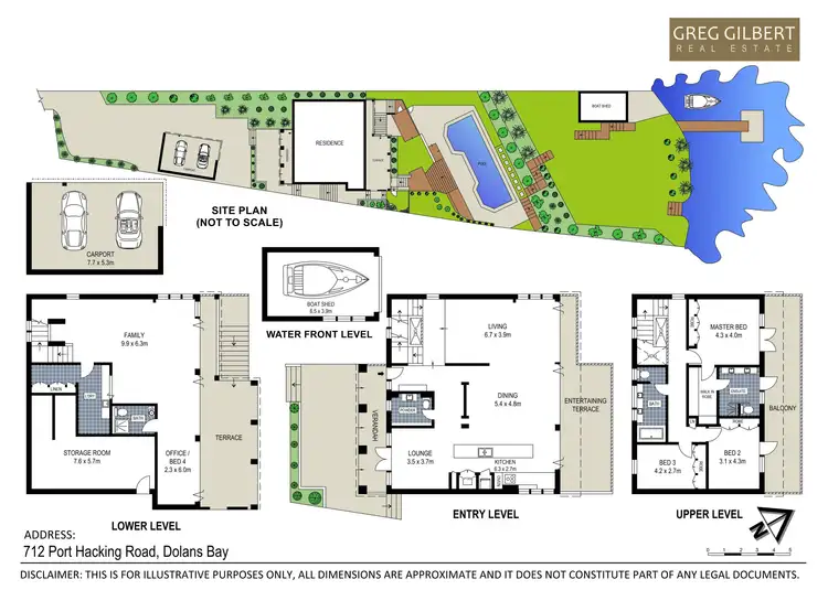 Floorplan of Homely house listing, 712 Port Hacking Road, Dolans Bay NSW 2229