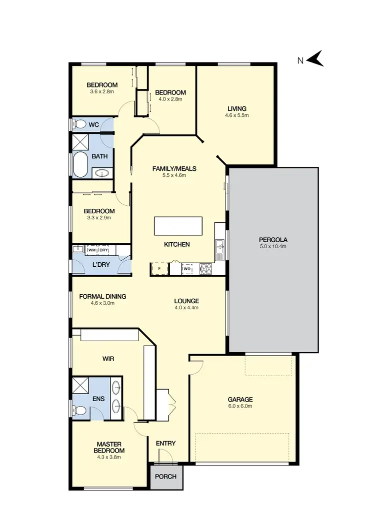 Floorplan of Homely house listing, 8 Jaque Court, Kurunjang VIC 3337