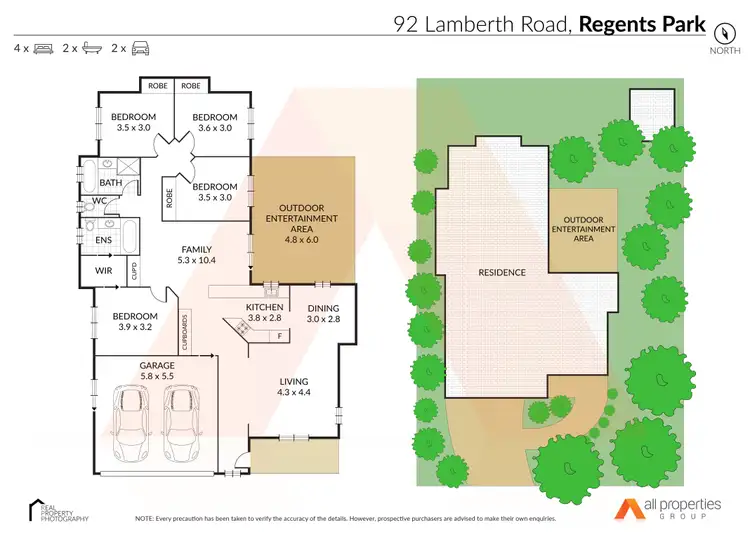 Floorplan of Homely house listing, 92 Lamberth Road, Regents Park QLD 4118