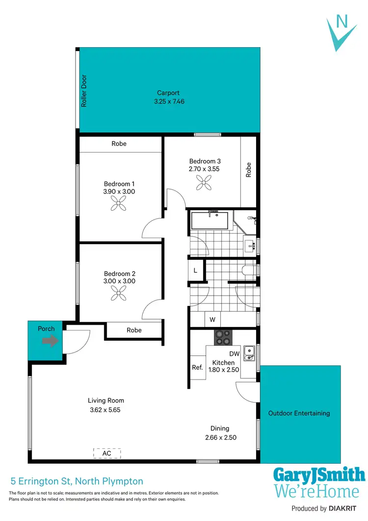 Floorplan of Homely house listing, 5 Errington Street, North Plympton SA 5037